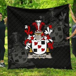 Delahay Ireland Irish Family Crest 3D Customized Quilt TUH13361 PLEN2407 and Home Decor