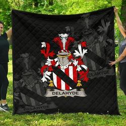 Delahyde Ireland Irish Family Crest 3D Customized Quilt TUH13338 PLEN2407 and Home Decor