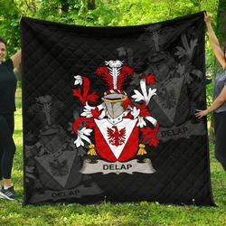 Delap Ireland Irish Family Crest 3D Customized Quilt TUH13353 PLEN2407 and Home Decor
