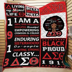 Delta Phi Epsilon Quilt and Home Decor