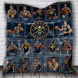 Denver Nuggets Quilt Blanket Bs1003 and Home Decor