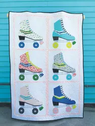 Derby Girls Rule Quilt Blanket Bn14  Quilt and Home Decor