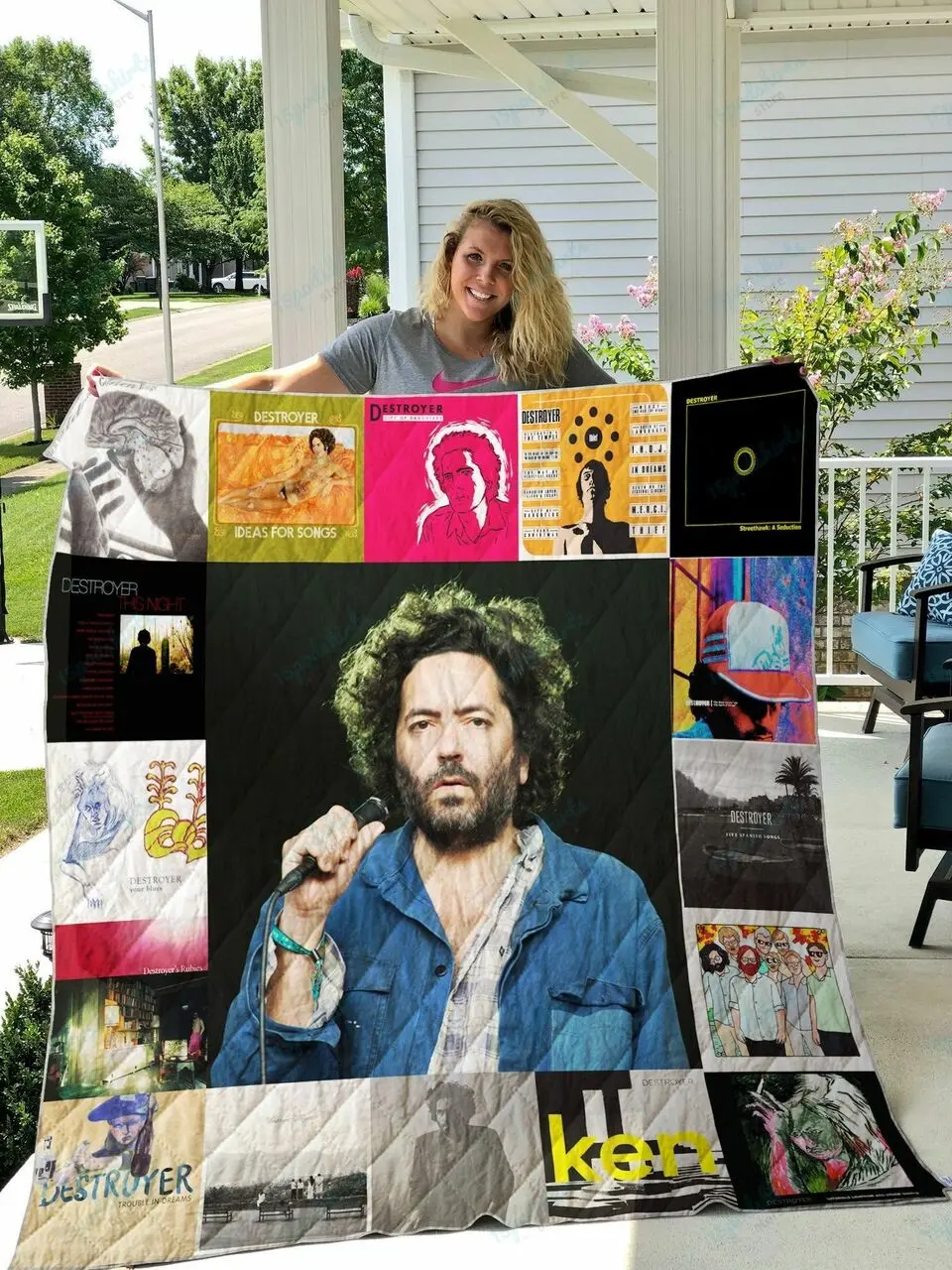 Destroyer Quilt Blanket and Home Decor