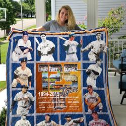 Detroit Tigers Anniversary Quilt and Home Decor