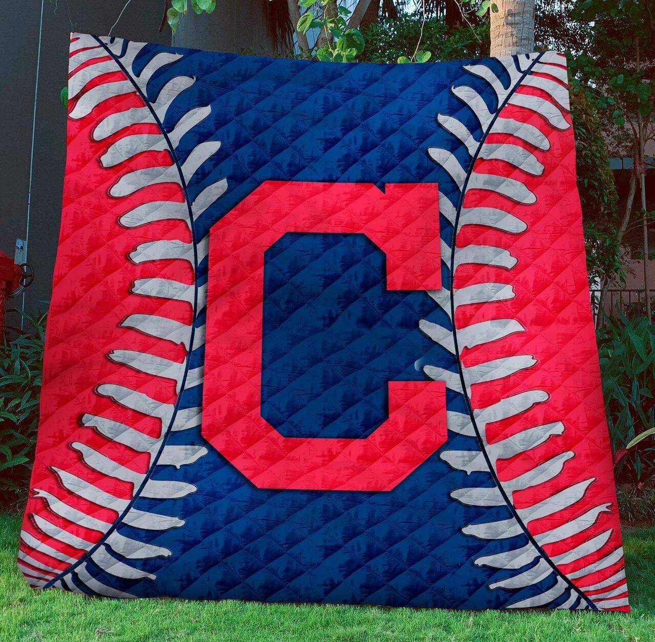 Dhceveland Indians B1709117 Quilt Blanket and Home Decor