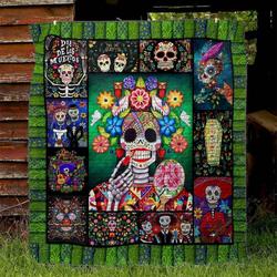 Dia De Muertos TNT0804 10 Quilt Blanket and Home Decor
