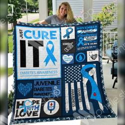 Diabetes Quilt Blanket Dhc0602927Td and Home Decor