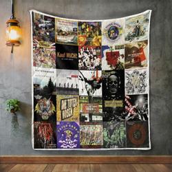 Die Toten Hosen Album Covers Quilt Blanket and Home Decor