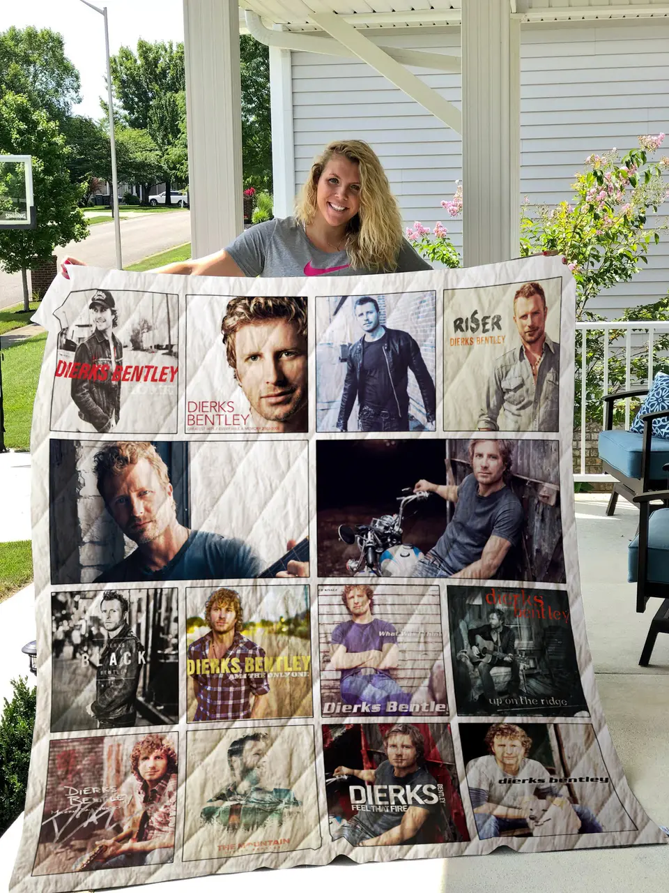 Dierks Bentley Albums Quilt Blanket Ver 14 and Home Decor