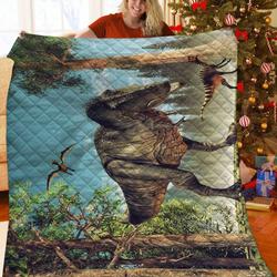 Dinosaur 3D Customized Quilt TUH87150 PLEN2407 and Home Decor