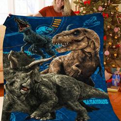 Dinosaur 3D Customized Quilt TUH87176 PLEN2407 and Home Decor