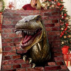 Dinosaur 3D Customized Quilt TUH87235 PLEN2407 and Home Decor