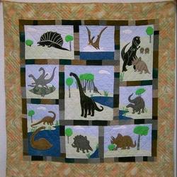 Dinosaur Cla2210161Q Quilt Blanket and Home Decor