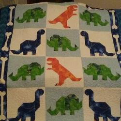 Dinosaur Clp200627 Quilt Blanket and Home Decor