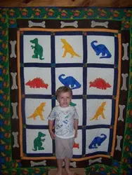 Dinosaur Hur Quilt ca and Home Decor
