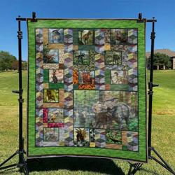 Dinosaur Hur Quilt dl and Home Decor