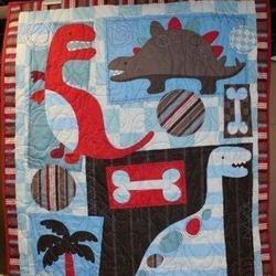 Dinosaur Hur Quilt ea and Home Decor
