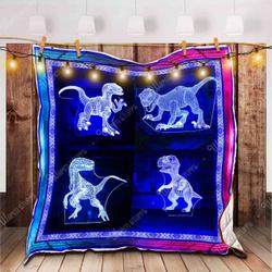 Dinosaur Light Quilt Kb1 and Home Decor
