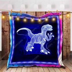 Dinosaur Light Quilt Kb4 and Home Decor