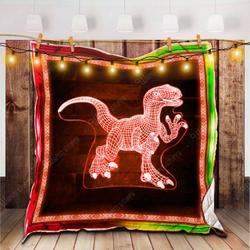 Dinosaur Light Quilt Kb5 and Home Decor