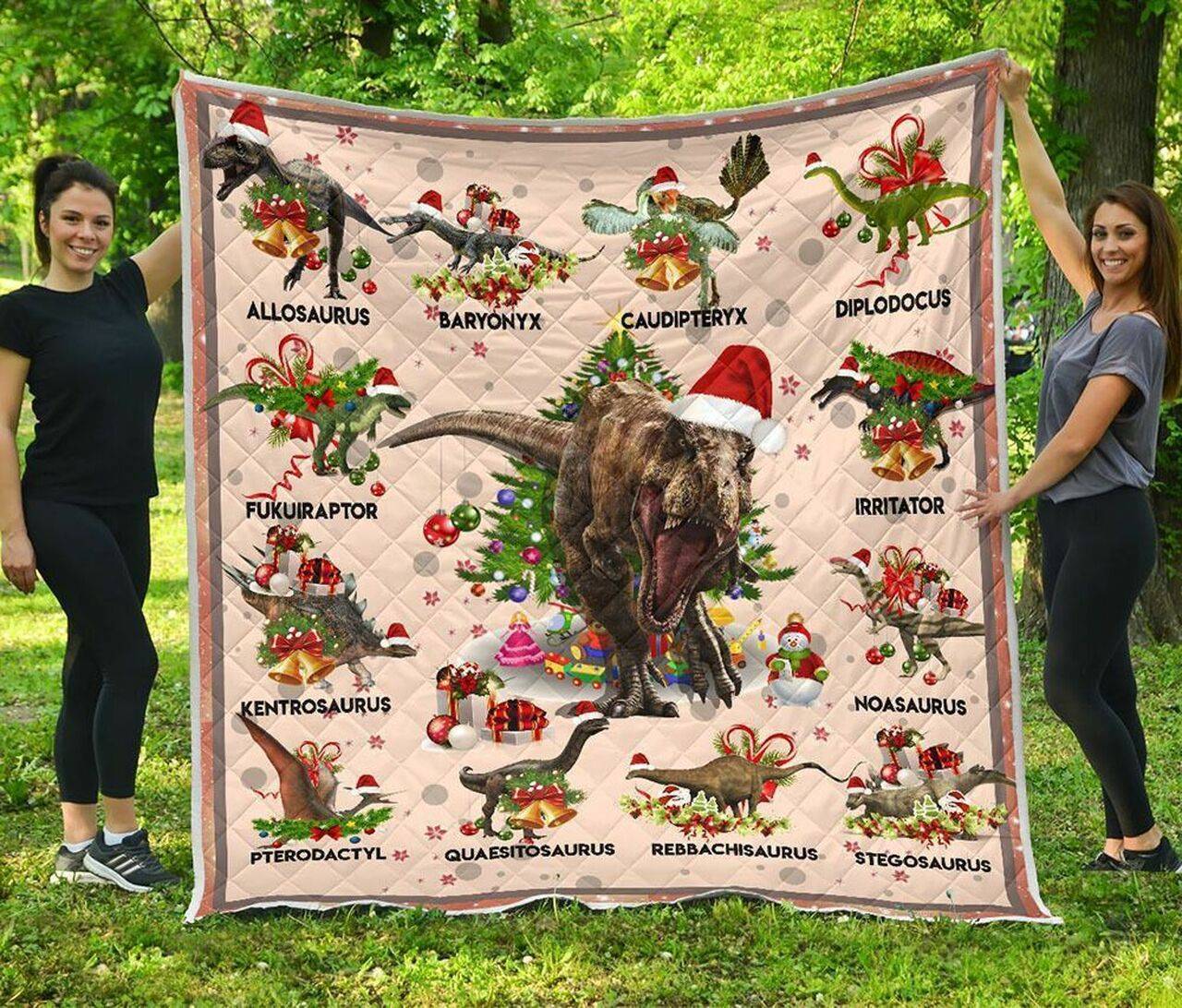 Dinosaur Love Quilt Blanket ABC07112752 and Home Decor