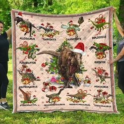 Dinosaur Love Quilt Blanket ABC07112752 and Home Decor
