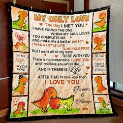 Dinosaur My Love All Of My Last Quilt Cc and Home Decor