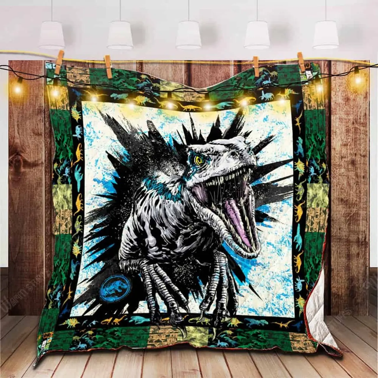 Dinosaur Quilt Kb194B and Home Decor