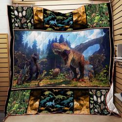 Dinosaur Quilt Q1902-07 and Home Decor