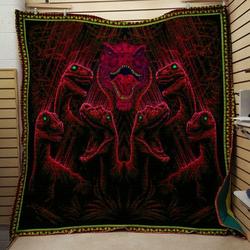 Dinosaur Quilt V4 and Home Decor