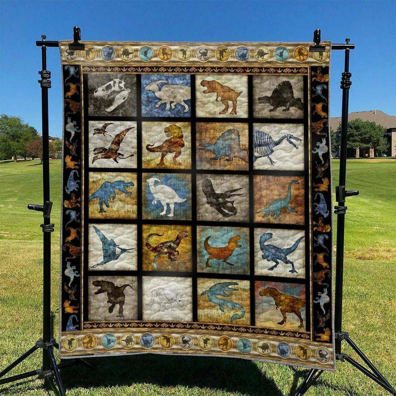 Dinosaur Td2809396 Quilt Blanket and Home Decor