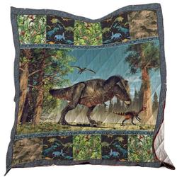 Dinosaur Washable Quilt 1101-04 and Home Decor