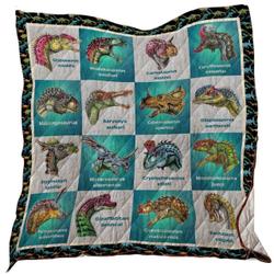 Dinosaur Washable Quilt 1701-02 and Home Decor