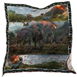 Dinosaur Washable Quilt 1801-02 and Home Decor