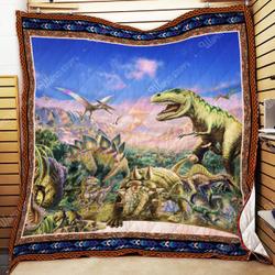 Dinosaur World Quilt Kb2 and Home Decor