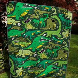Dinosaurs 3D Customized Quilt TUH107701 PLEN2407 and Home Decor