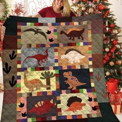 Dinosaurs 3D Customized Quilt TUH87417 PLEN2407 and Home Decor