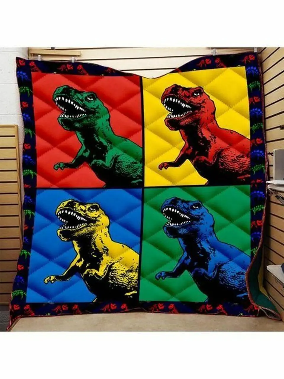Dinosaurs Cla270611 Quilt Blanket and Home Decor