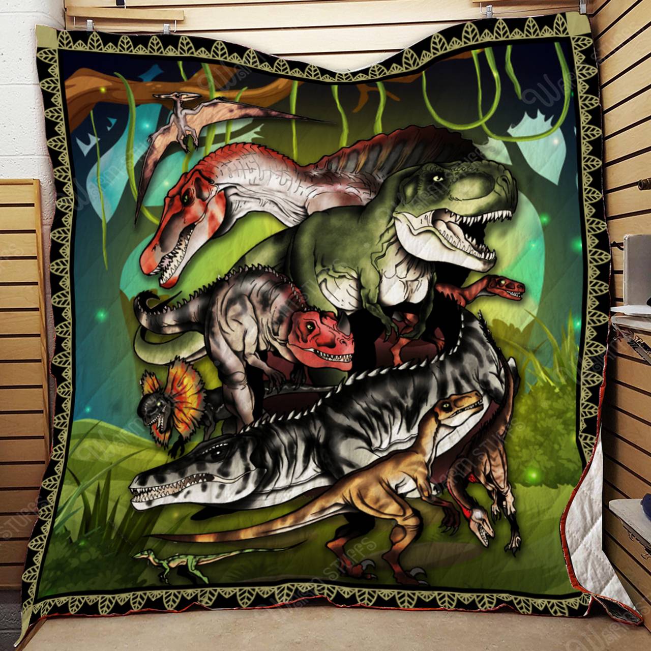 Dinosaurs Quilt Bp and Home Decor