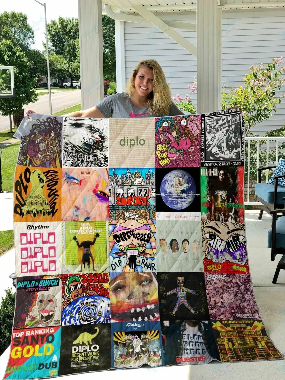 Diplo Quilt Blanket and Home Decor