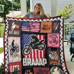 Dirt Bike J0805 83o40 3D Personalized Customized Quilt Blanket 25 and Home Decor