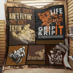 Dirt Bike Quilt Blanket Dhc10021000Td and Home Decor