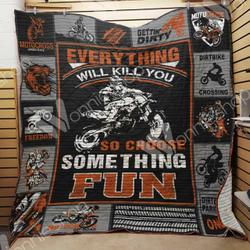 Dirt Bike Quilt Blanket Dhc1002948Td and Home Decor