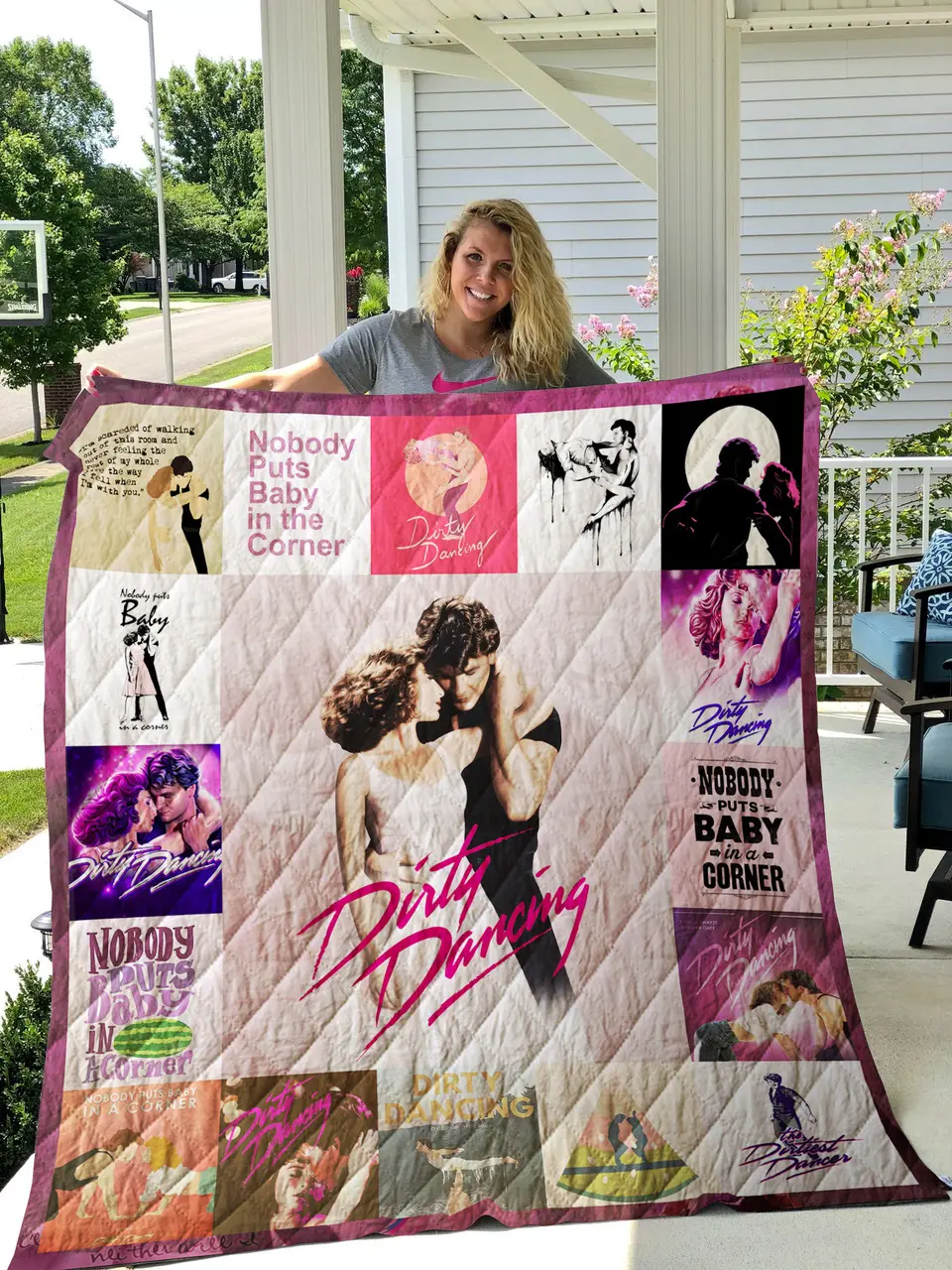 Dirty Dancing Poster Quilt and Home Decor