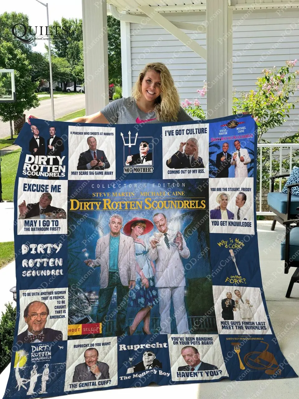Dirty Rotten Scoundrels Quilt Blanket For Fans Ver 17 and Home Decor
