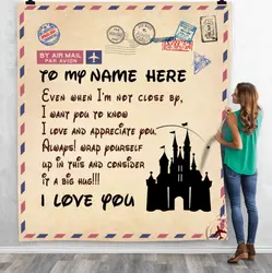 Disney I Want You To Know I Love You Quilt Personalized Love Gift For Your Love - N11 and Home Decor