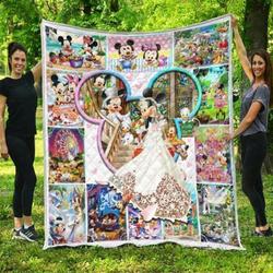 Disney Mickey Minie Mouse Quilt Blankets Mmq01  Quilt and Home Decor