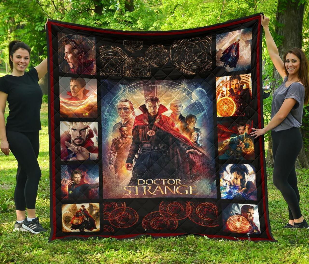 Doctor Strange Super Heroes Fan Gift Idea Quilt and Home Decor