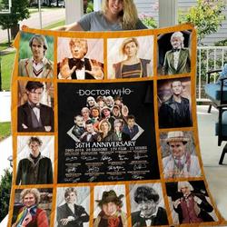 Doctor Who 56Th Aniversary Quilt Blanket  Limited Quilt Blanket and Home Decor