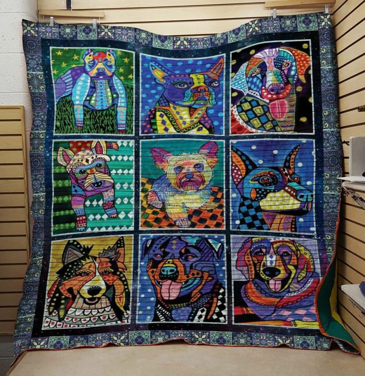 Dog 2502042 3D Customized Quilt Blanket 794 and Home Decor